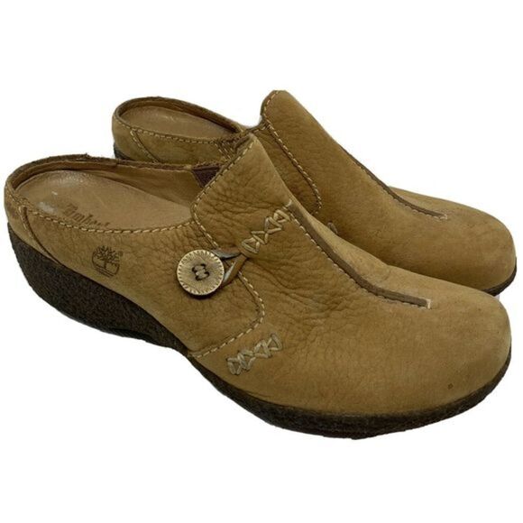 Timberland Comfort System Slides Womens 6.5 Brown - Picture 1 of 10